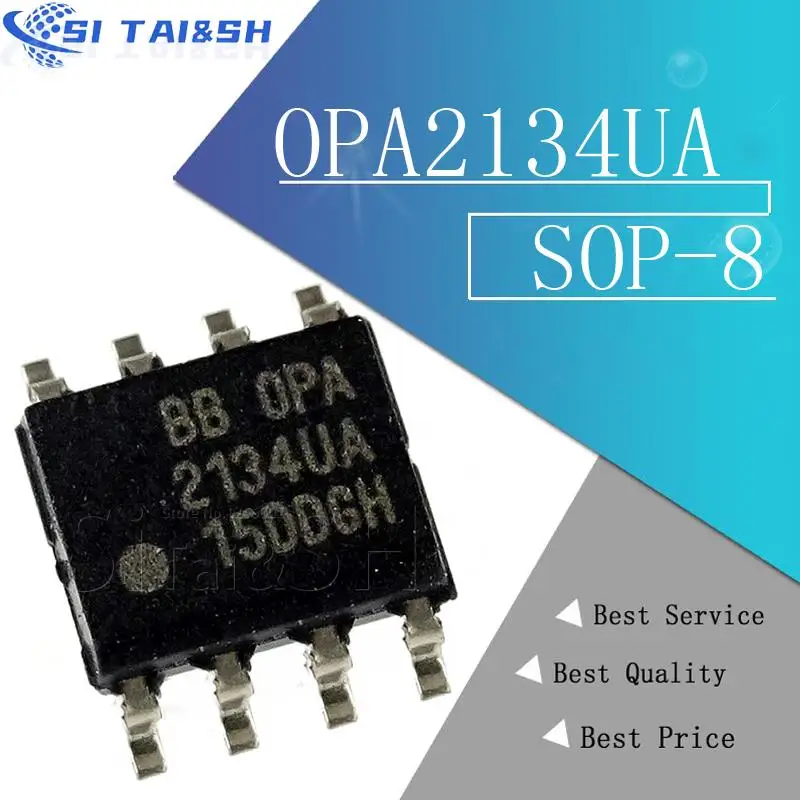 10Pcs Opa2134Ua Sop… - image