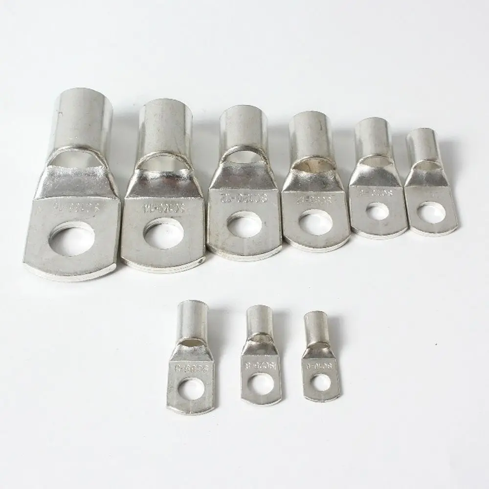 10Pcs Durable SC16-6 SC25-6 SC35-6 Bolt Hole Lugs Ring Cable Connector Kit Wire Nose Terminal Crimp SC Type