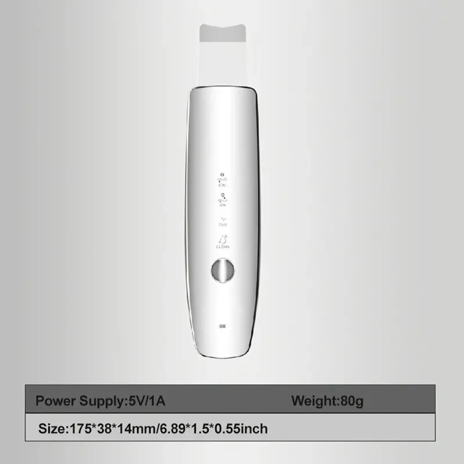 Krachtig professioneel ultrasoon mee-eterverwijderaar schoonheidsinstrument voor diepe reiniging en zachte huidverzorging, effectieve mee-eter