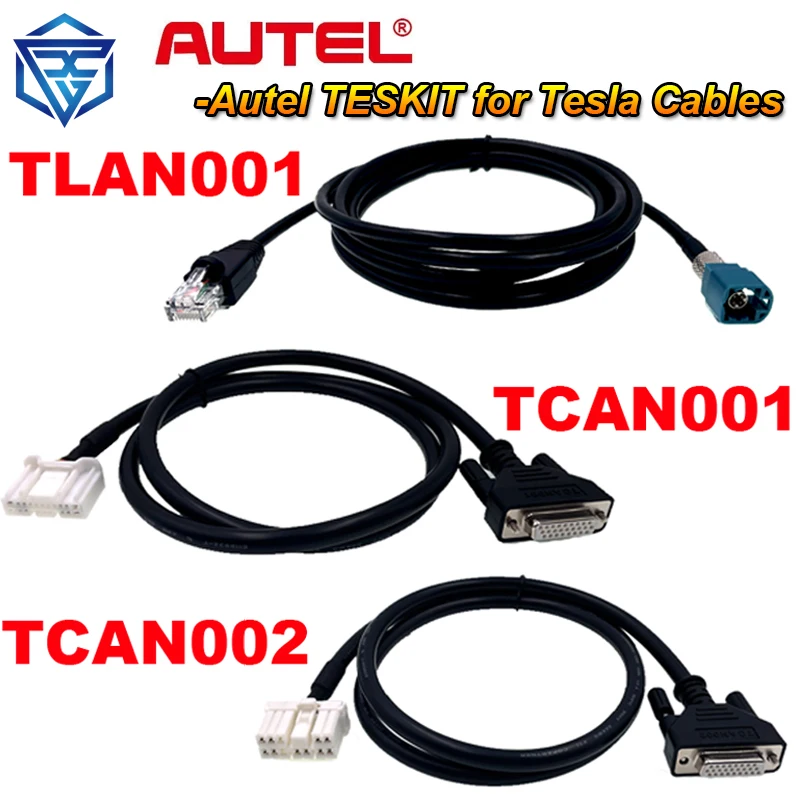 Original Autel TESKIT for Tesla S and X Models Diagnostic Adapter Cables Work with MaxiSYS Ultra MS909 MS919 Ultra 908S 908S Pro