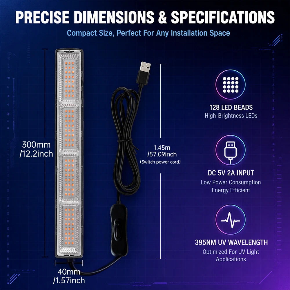 USB 5V LED Light Lamp Night Portable Camping Garage Market Light Bulb Workshop High Brightness LED Magnetic Lamp Tube Lighting