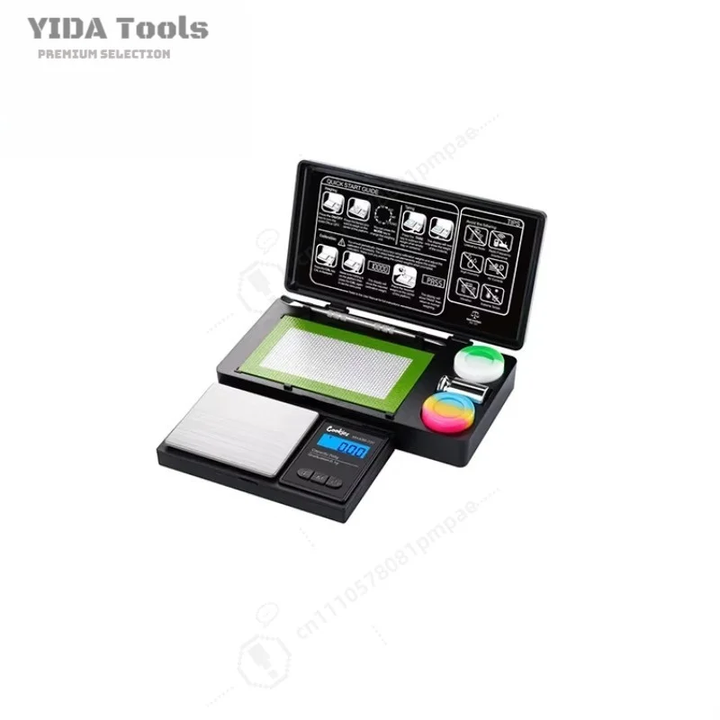 YIDA 3D Digital Scale Kit, Portable Weighing Scale With Calibration Weights, Custom DIY Pattern Weighing Tool & Storage Box