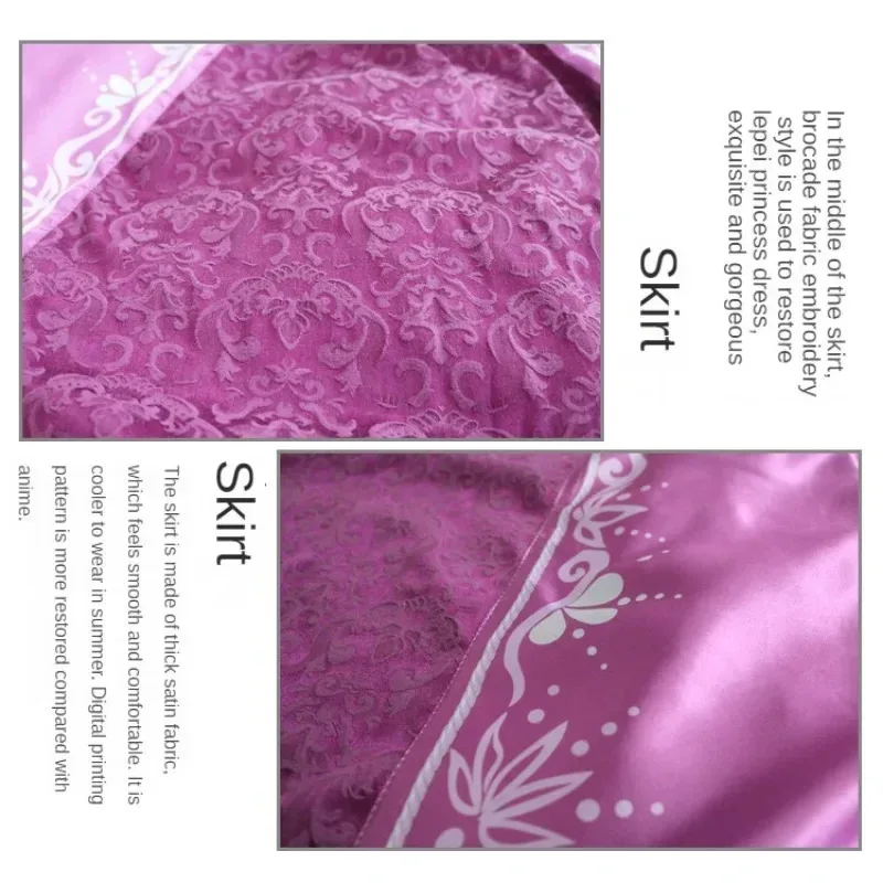 فستان الأميرة المتشابك الأصلي لفضل الدببة زي رابونزيل للنساء لحفلات أعياد الميلاد والهالوين وعيد الميلاد Gif 2025 جديد