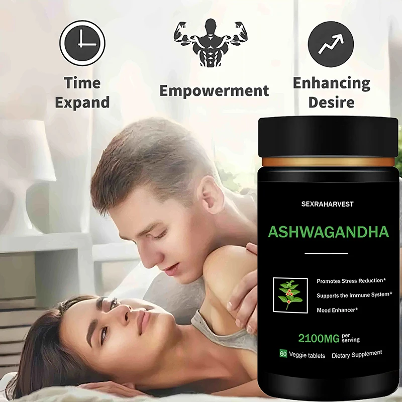 Original Ashwagandha Tablet Pen-is Enlargement Energy Supplement Anti-oxidation,Improve Anxiety,Enhance Immunity,Capsule for Men