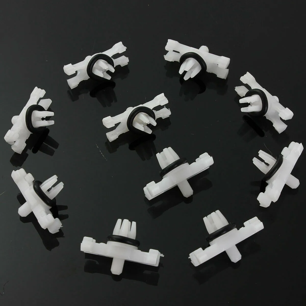 20pcs Plastic Car Top Roof Rain Gutter Moulding Trims Fastener Clips For BMW E46 1998-2014 51138204858 51134501967  Clip Clamp