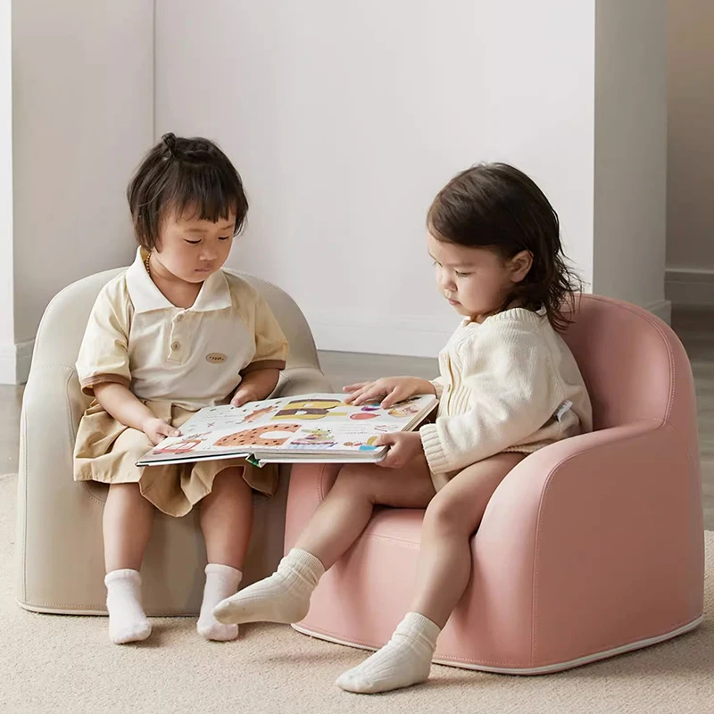 Custom Cute Lion Shape Kids Furniture Comfortable Pillow Pouf Cartoon Chair Mini Sofa Safety Material Children Sofa for Kids