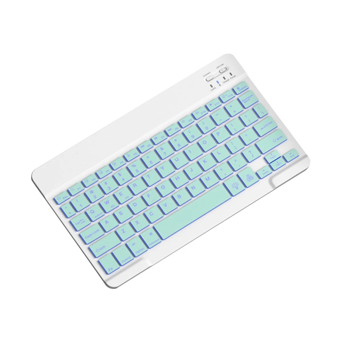 

10inch Backlit Keyboard Bluetooth Protable Mini Mute Keyboard for Cell Phones Tablets and Laptops Wireless Keyboard D