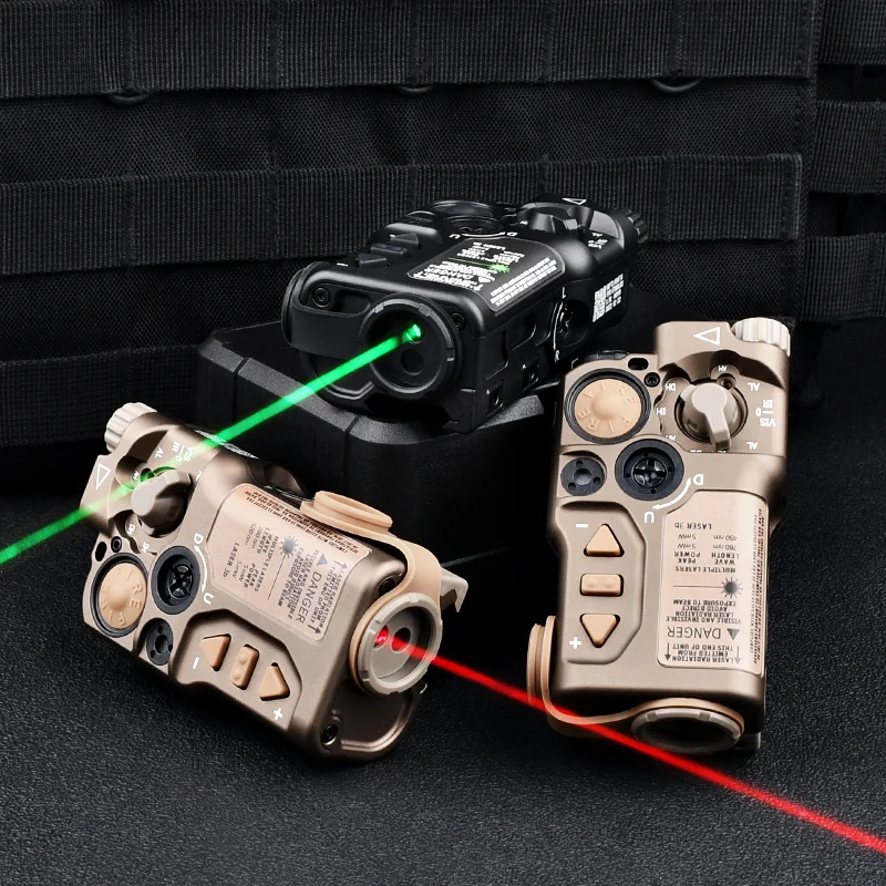 WADSN RAID X Metal Red Dot Blue IR Strobe Laser Zero Adjustment Hunting Airsoft Weapon Scout Accessory For 20mm Picatinny Rail