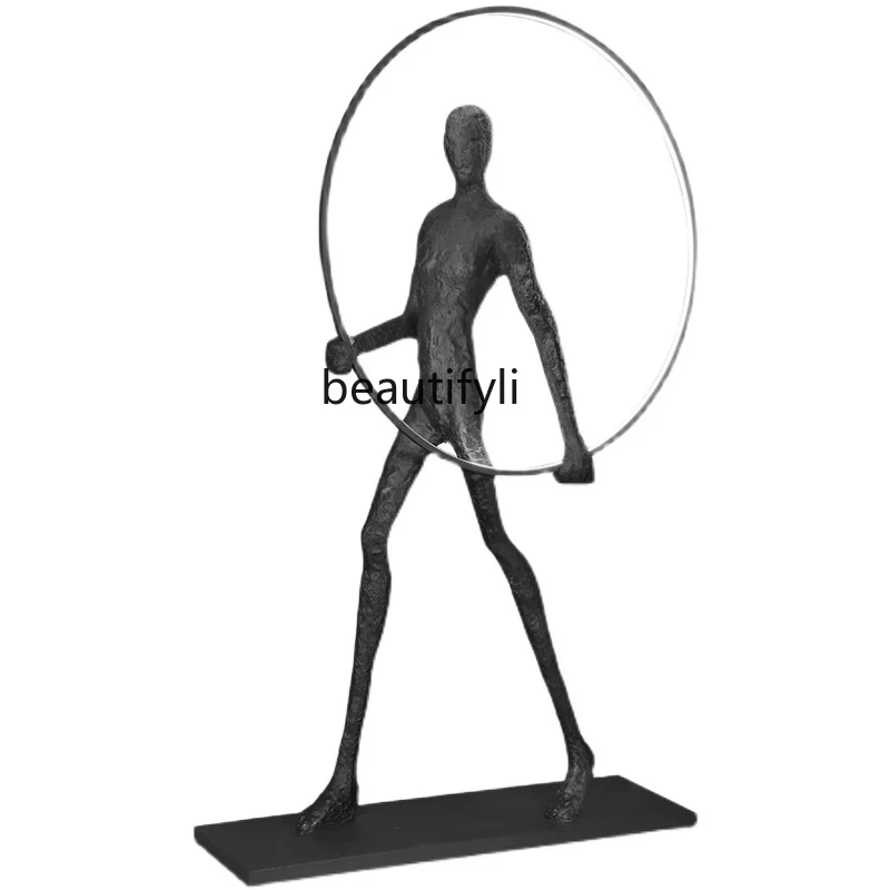 Modern Abstract Art GRP Sculpture Home Ornament Large Figure Soft Decoration Floor Lamp Big Decorations