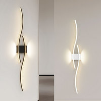 Long Strip LED Wall Lamps for Bedroom Living Room Indoor LED Wall Lights Wall Sconce for Corridor Aisle AC85-265V Interior Lamp