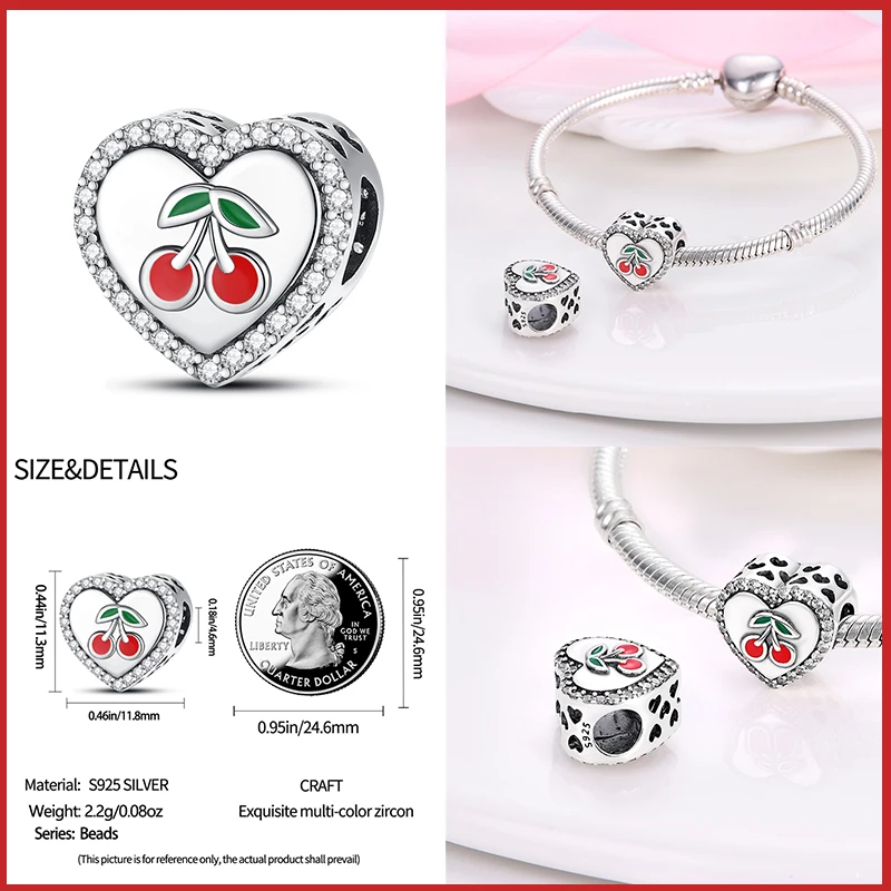 925 Sterling Zilveren Koffie Cake Afternoontea Collectie Charme Kralen Voor Pandora Originele Armband Mooie Diy Sieraden Cadeau