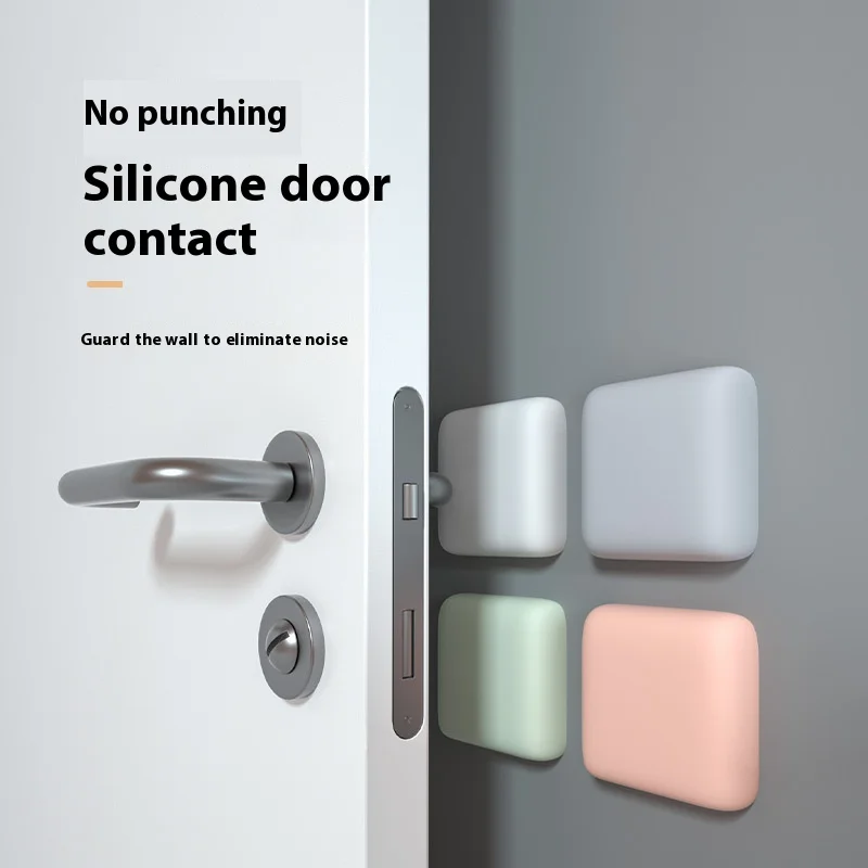 Door Handle Anti Collision Pad Silica Gel Behind The Door Anti Collision Anti Collision Measures Simplicity Buffer Mute