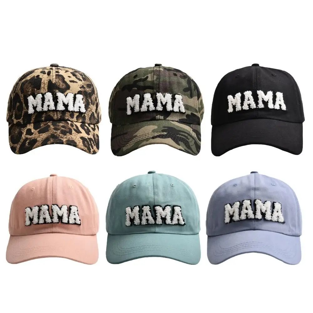 Fashion Cool MAMA MINI Letter Embroidery Hat Adjustable Spring Summer Parent Child Baseball Hats Vintage Kids Baseball Caps