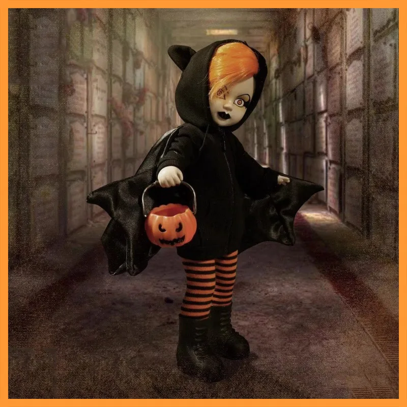 

MEZCO Color Blocked Hair Pumpkin Basket Halloween Limited Edition Soldier Full Set 10inch About 23CM Action Figure Model Toys