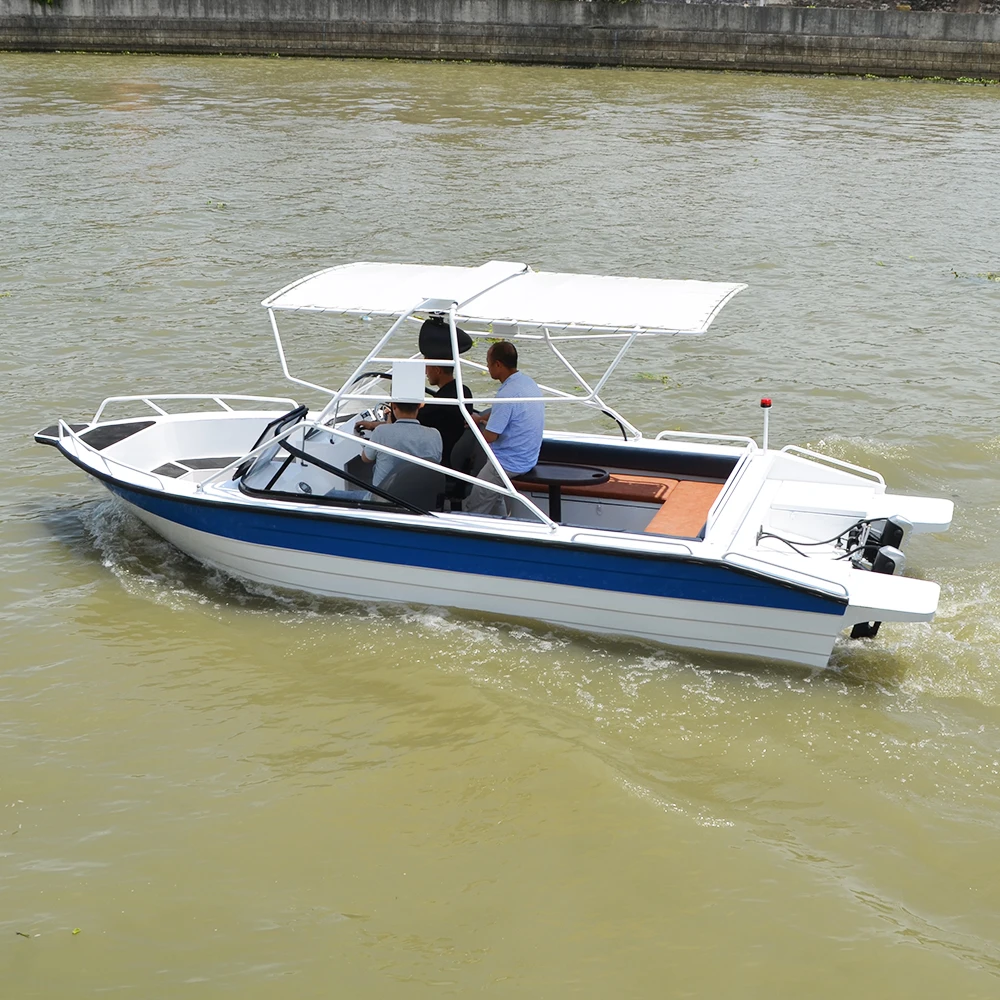 High Quality Cheap Price 580 Aluminum Speedboat High-speed Speedboat 6 Meter Leisure Boat For Sale