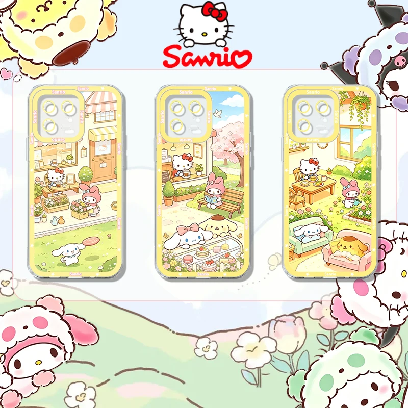 Funda Sanrio Kawaii estilo dibujos animados para Xiaomi POCO X8 Pro Max X7 X6 Neo X3 X5 F8 F7 Ultra F6 F5 F3 M8 M7 M6 PRO 4G 5G M5S