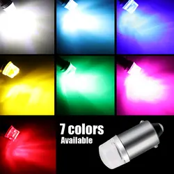 2Pcs BA9S T4W Led Bulb T2W T3W H5W Car light bulb 2 LED 2835 SMD 12913 12910 12929 LED Indicator Bulb License Plate Bulb DC 12V