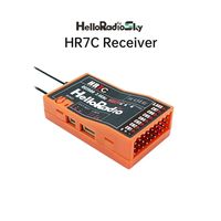 HelloRadio HR8C 9CH/ HR8E 9CH / HR7E 8CH / HR7C 8CH ELRS PWM Receiver 2.4G Fixed Wing Aircraft RC Boat Remote Control Drone