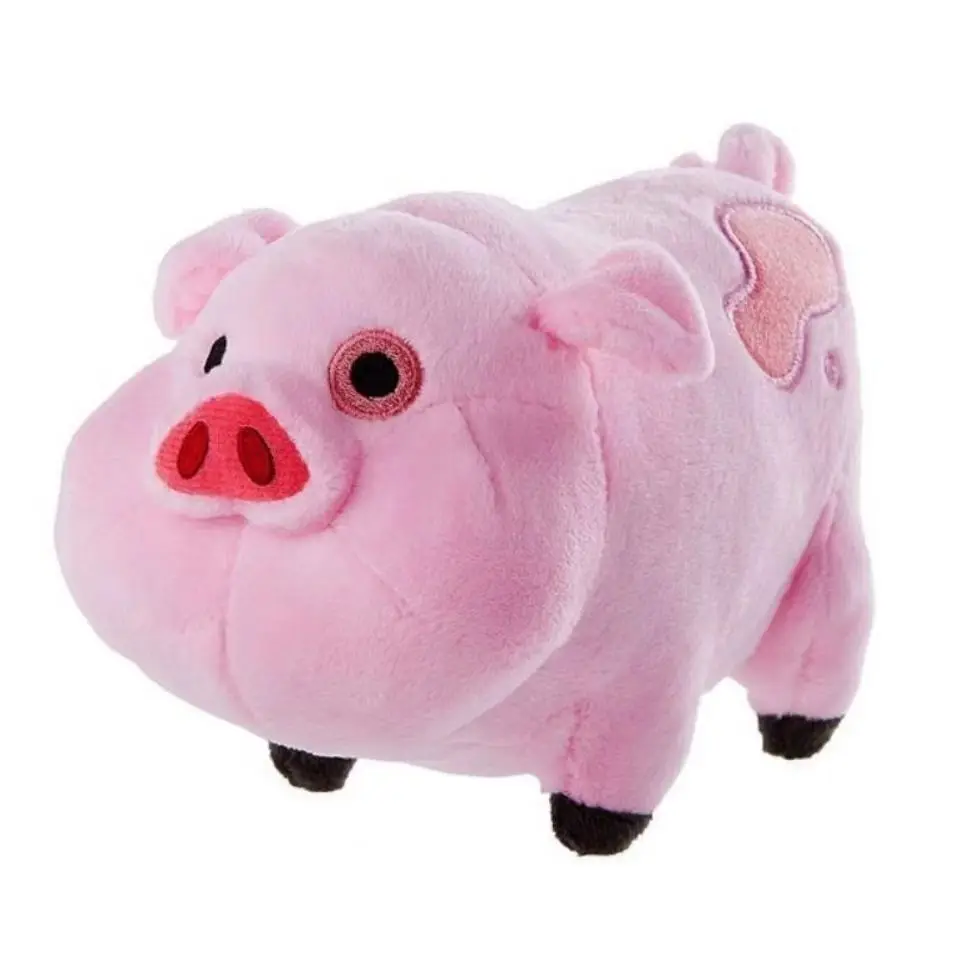 New Gravity Falls Pink Piglet Waddles Plush Toys Old Fifteen-poundy Dolls Kids Toys House Decorations Pig Plushies Holiday Gifts