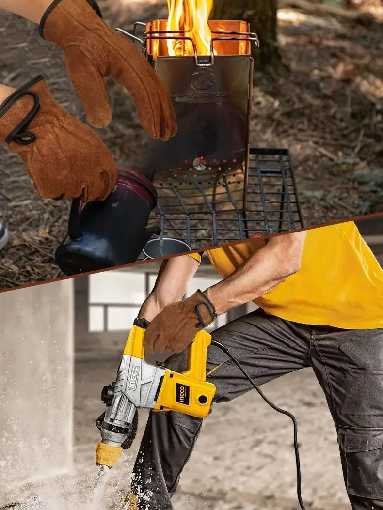 Gants de travail pour hommes, gants de travail pour hommes robustes, gants de travail à poignée ferme, résistants à la perforation, guantes de trabajo para hombre