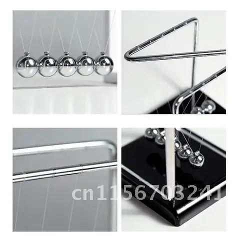 Science Physics Newton's Pendulum Modern Home Decoration Accessories Newton Balls Maglev Kit Cradle Balance Steel Balls.