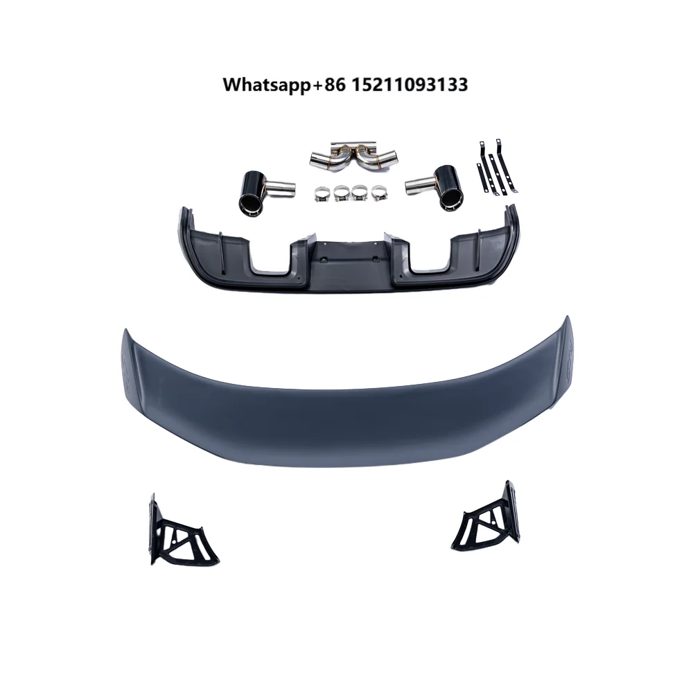 Upgrade Body Kit Front Bumper Kit Full Refit Set Car Body Kit  Front Rear Bumper Set