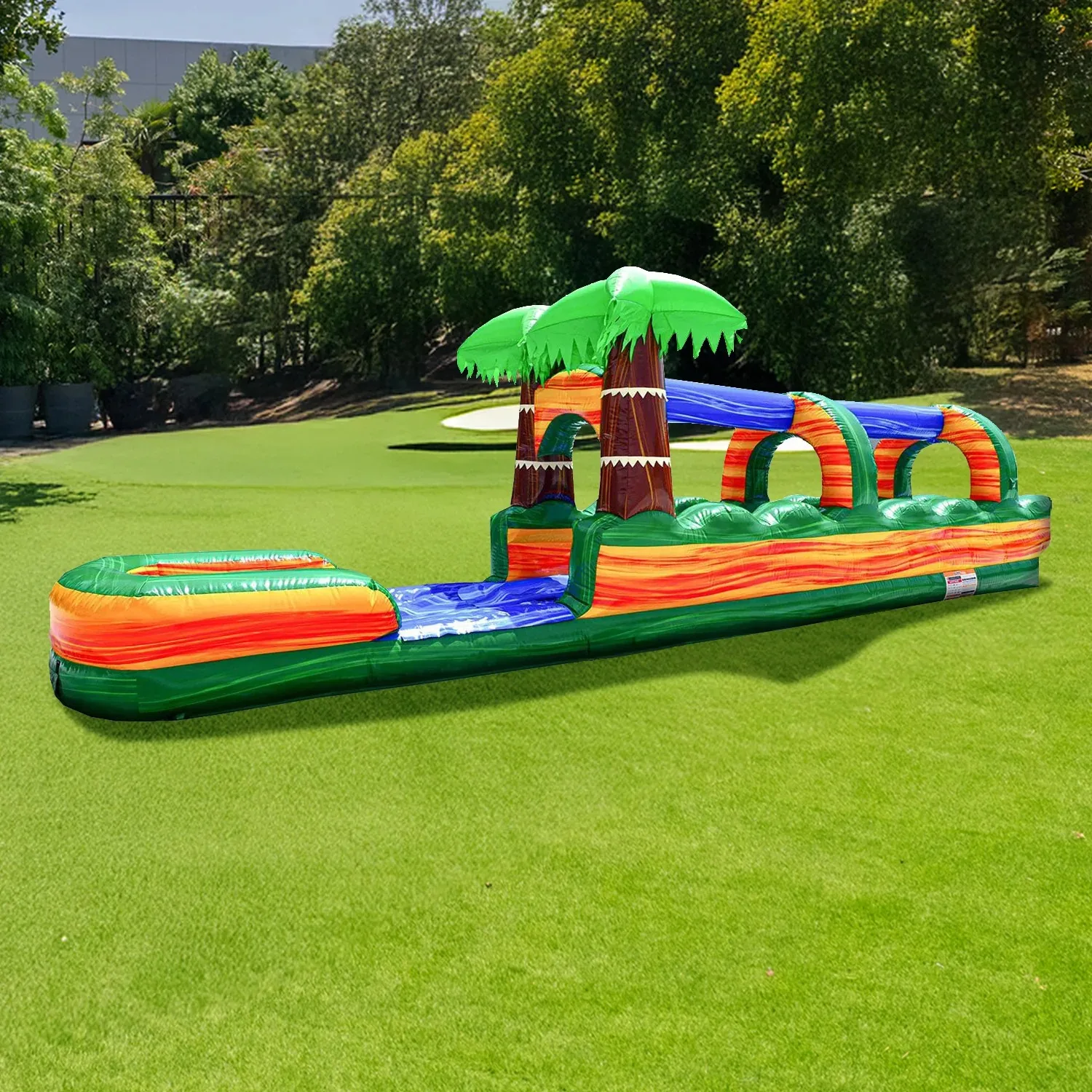 

8x3m 27x10ft Inflatable Race Bouncer Commercial Rental Waterslide Obstacle Course Jump Bouncing Bounce House Playground