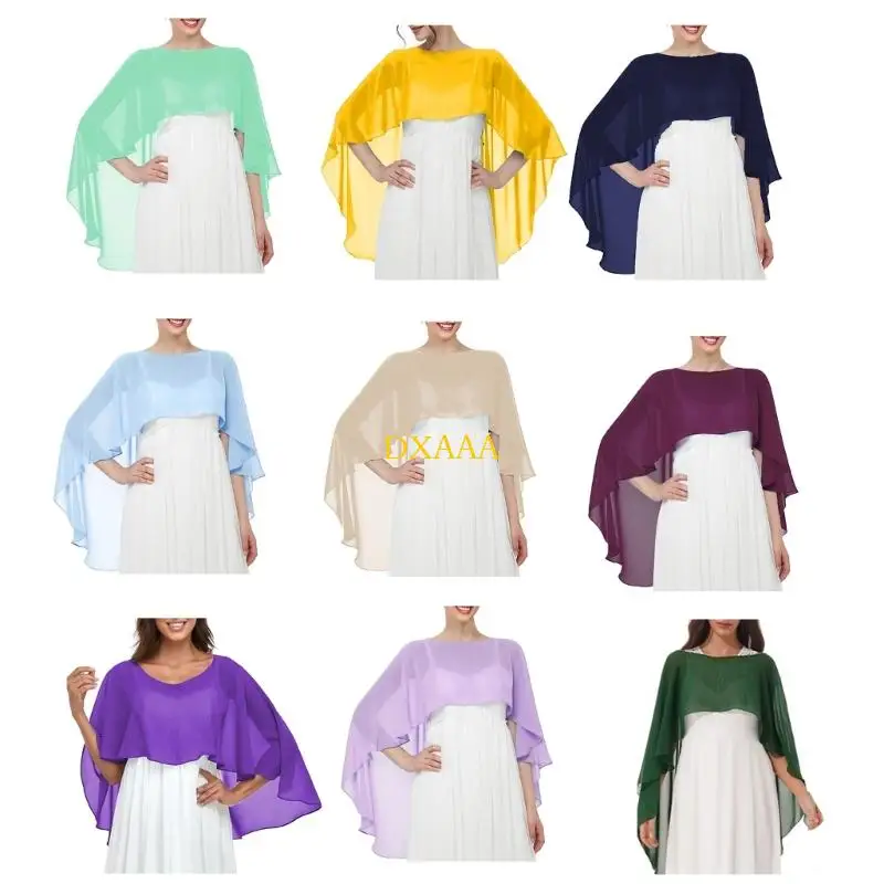 

DXAA Multiuse Pullover Scarf Elegant Draping Shawl Shoulder Wrap For Evening Gowns