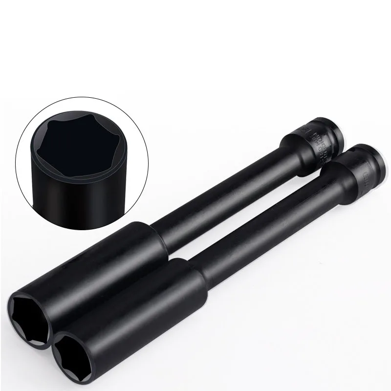 Imagem -03 - Soquete Hexagonal de Impacto Extra Longo Drive Point Cabeça de Chave de ar Soquete 198 mm mm 10 mm 12 mm 13 mm 14 mm 17 mm 19 mm Parede Fina