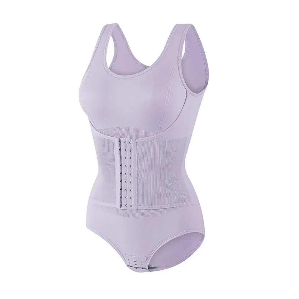 Nieuwe bodysuit shapewear met ritsriem Dames buikcontrole Fajas Body Shaper Taille Trainer Afslankende Cincher Corset Tops