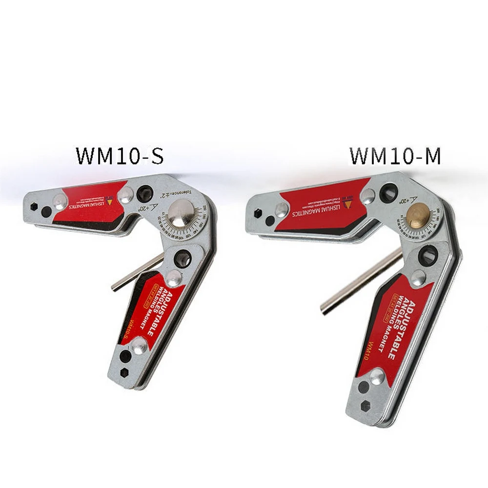 Soporte de esquina ajustable para soldadura magnética, posicionador, localizador de soldadura, ángulos de soldadura, soporte magnético de imán de soldadura, WM10-M