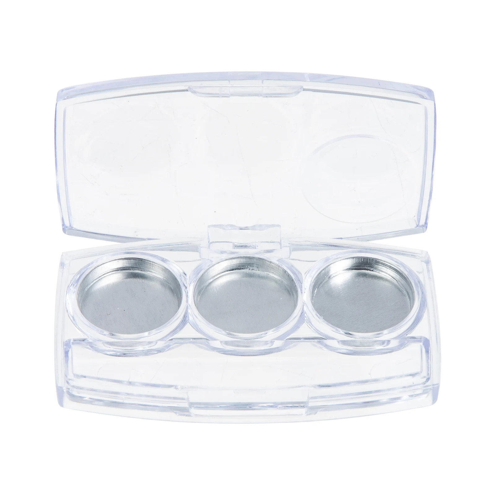 

6Pcs Empty Eyeshadow Box Cosmetics Container with Compartments for Different Colors Practical Use Empty Eyeshadow Box