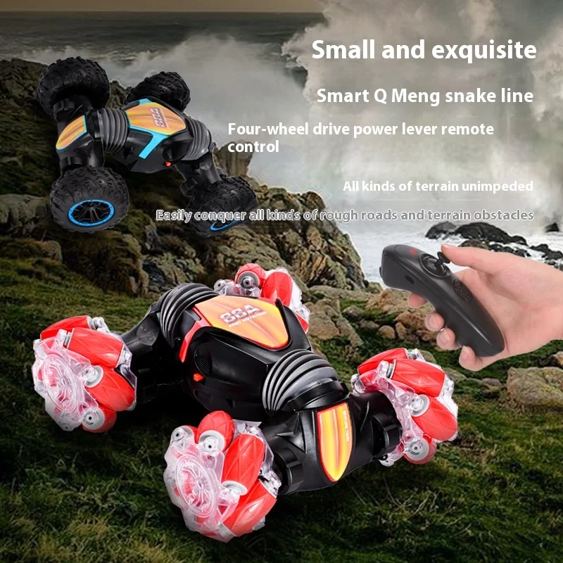 Mini Gesture Rc Double Sided Stunt Twister 2.4g Rc Climbing High Speed Buggy Kids Birthday Gift