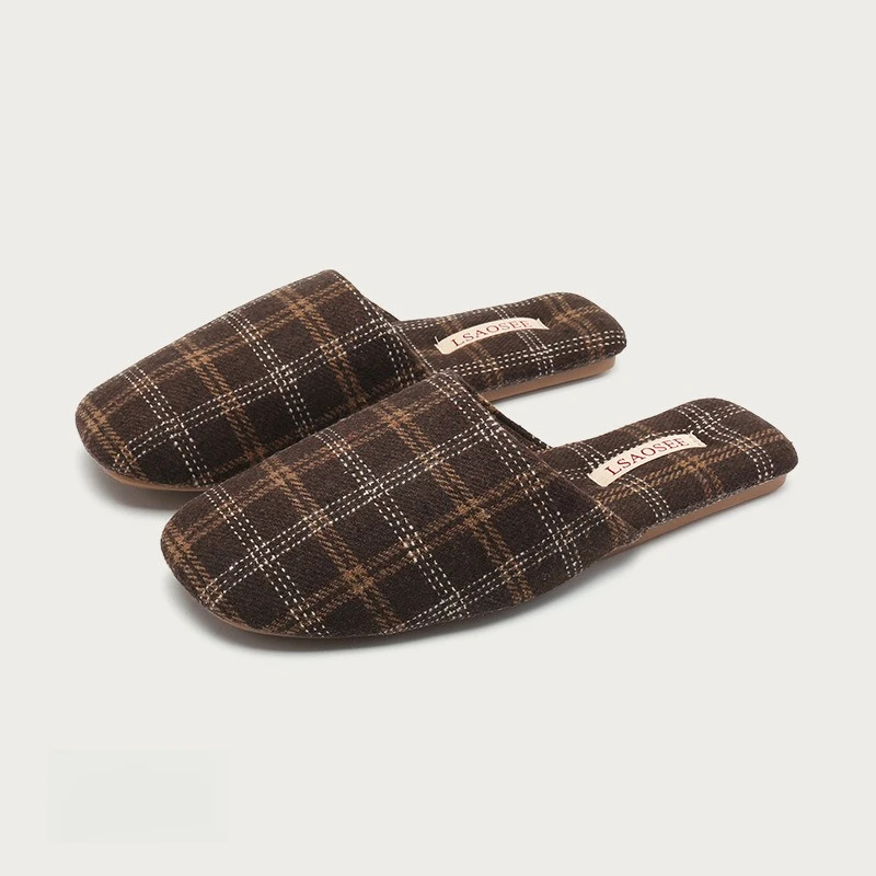 جميع المواسم متقلب للجنسين النعال عدم الانزلاق TPR وحيد النمط البريطاني الفاخرة المنزل داخلي زوجين أحذية الرجال والنساء النعال #2