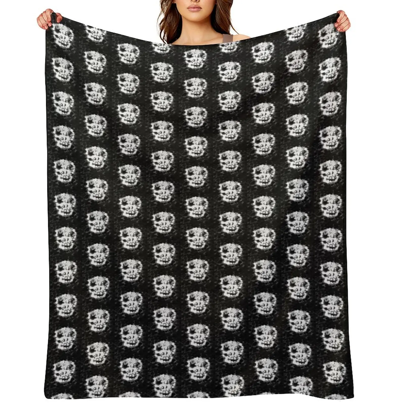 

Drip Skull Throw Blanket Soft christmas decoration Decorative Sofa Giant Sofa Blankets