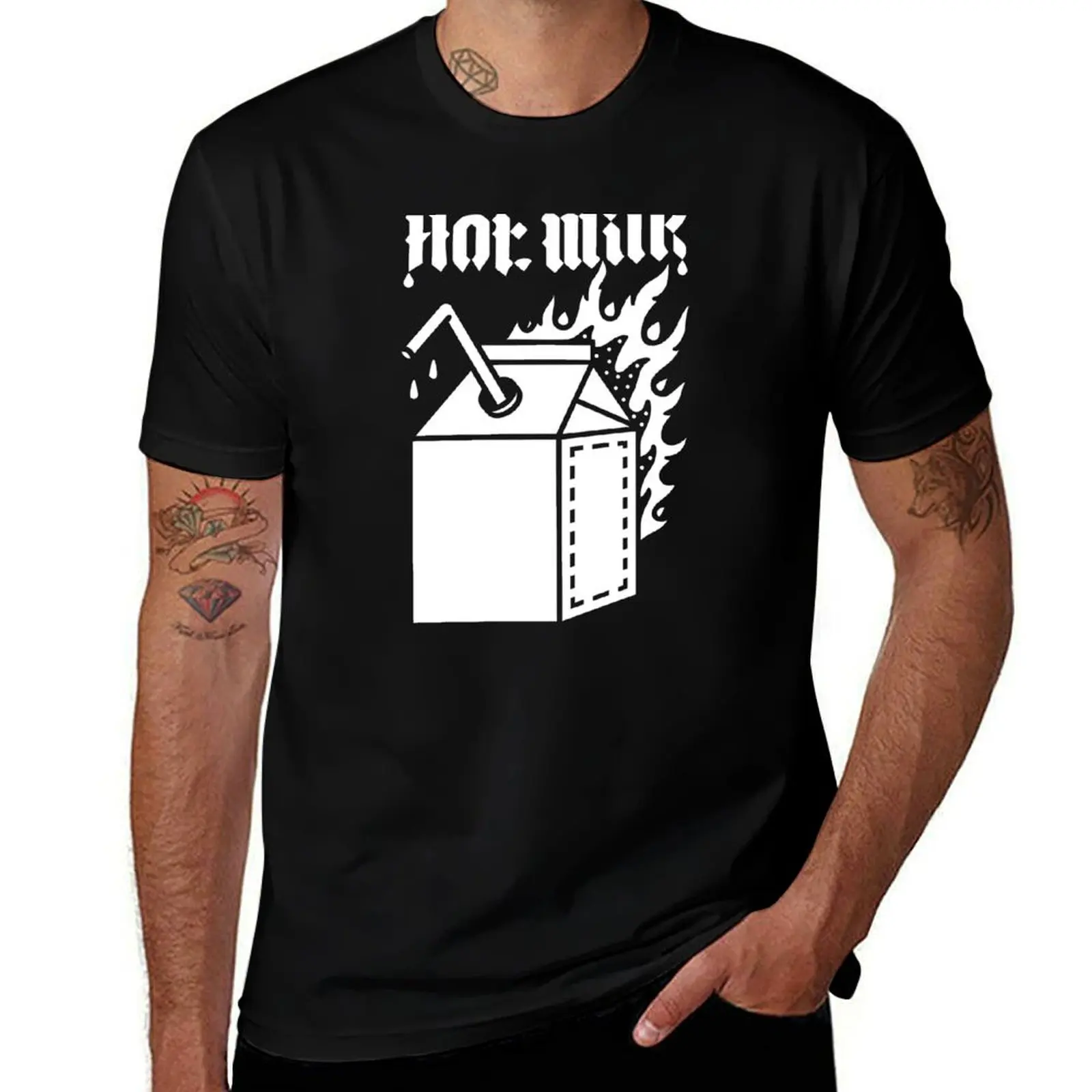 

Hot Milk Box T-Shirt mens graphic t shirts man t shirt summer