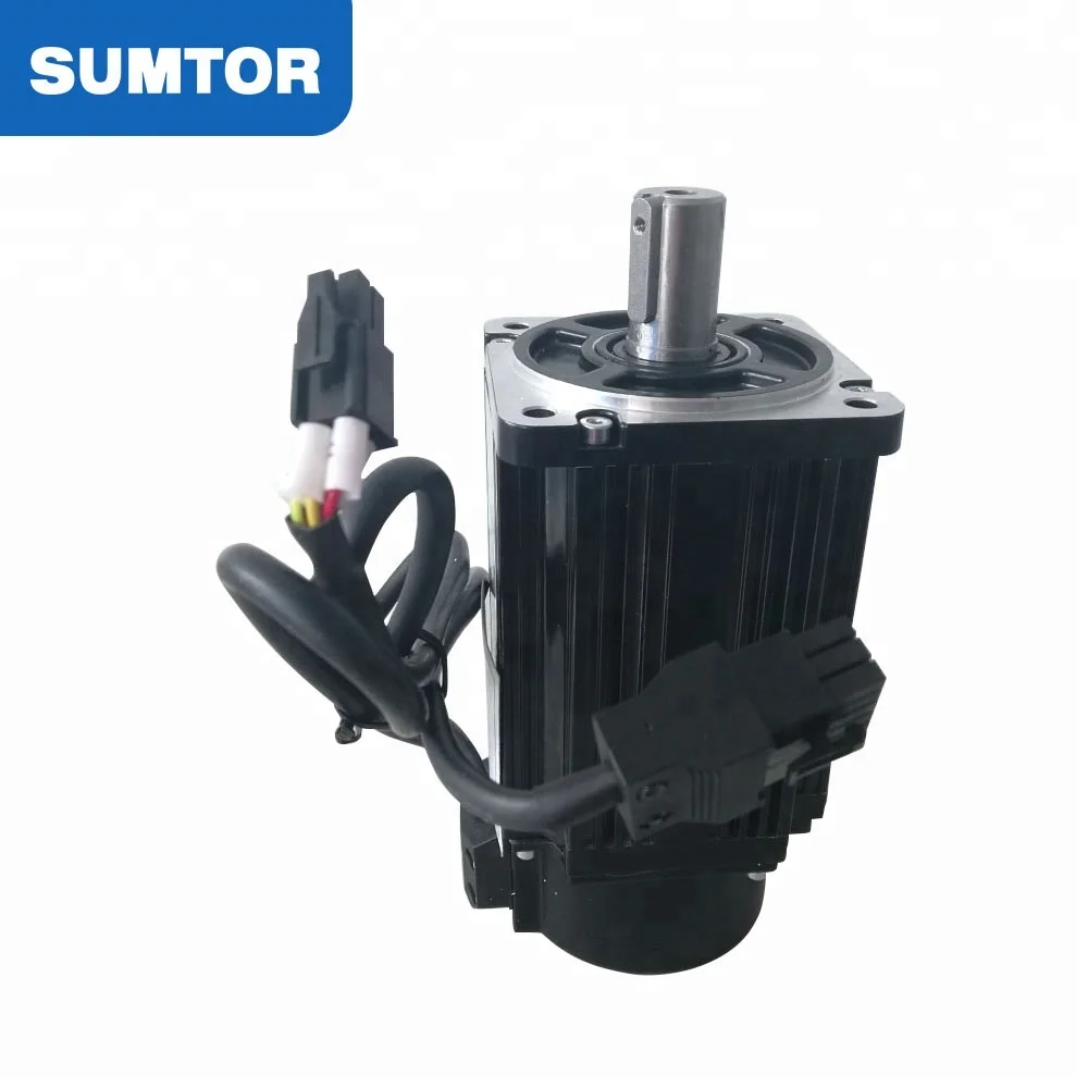 Servo motor ac 750w 220 volts 80st rohs 3 fases ac monofásico máquina de balanço servomotor 750w 0,4kw 400w 3000rpm com driver