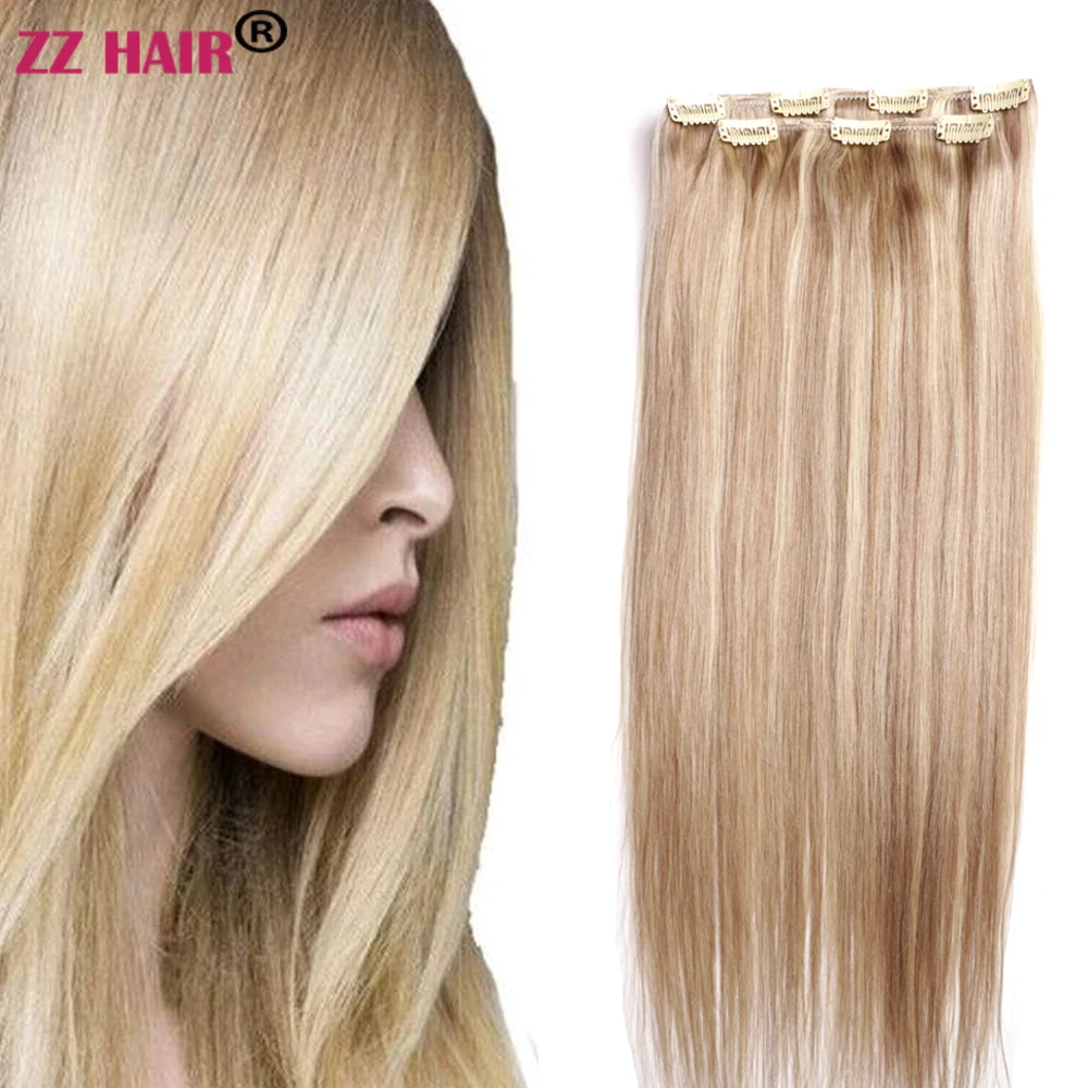 ZZHAIR 100% Brazilian Human Remy Hair Extensions 16