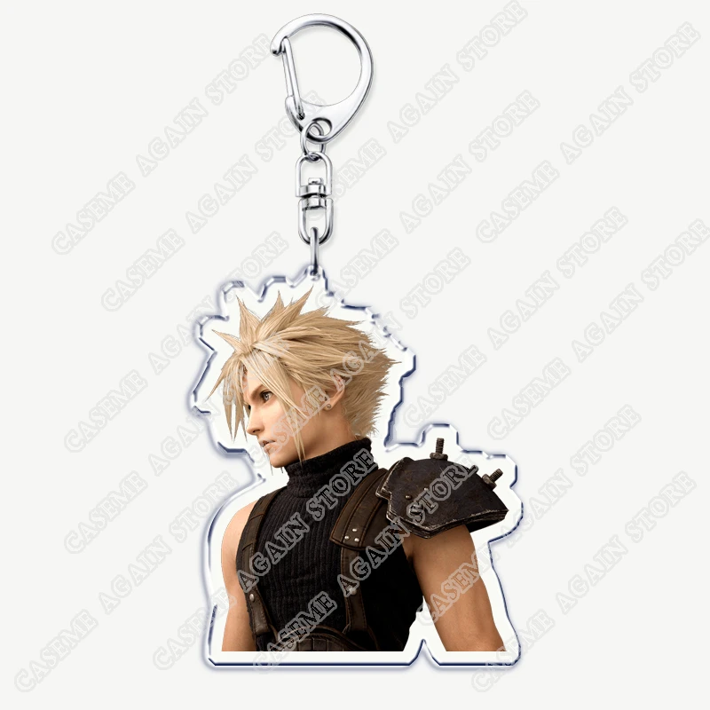 Popular Game Keychains for Accessories Key Chain Jewelry Keyrings Cloud Strife Ffvii Tifa Sephiroth Vincent Valentine Fans Gifts