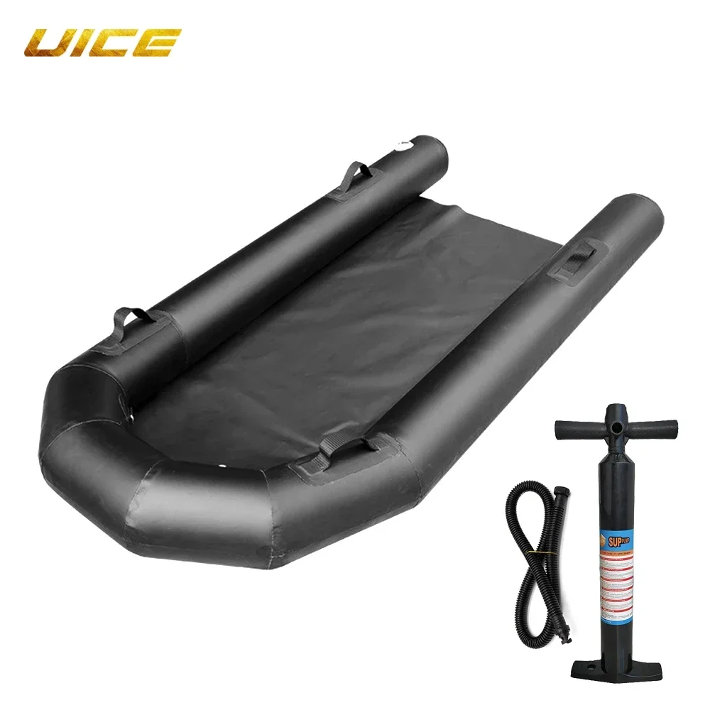 

Rubber Floating Pontoon Boats Inflatable 170*85cm With Pump For Ellectric Surfboard Added Buoyant Layer Surf Accessory