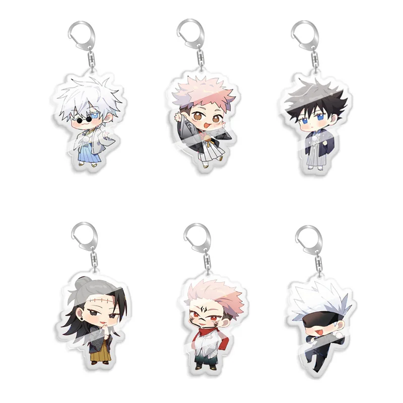 Itadori Yuji Ryomen Sukuna Satoru Gojo Fushigflats Megumi Geto SuNAFTA u Inumaki Toge Acrylique Porte-clés Porte-clés Pendentif Figure, Anime