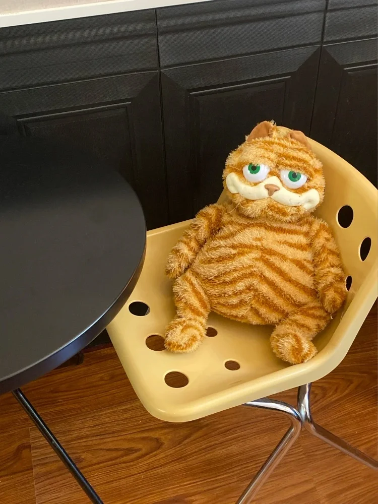 30cm lindo gato de peluche naranja gordo Animal relleno suave gato maldito amarillo Plushie dibujos animados Anime juguete divertido chico regalo de cumpleaños