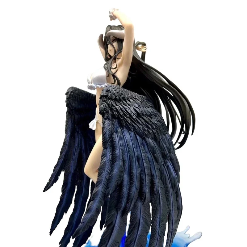 오버로드 알베도 수영복 버전 아름다운 악마 소녀 애니메이션 피규어 스탠딩 포즈 수집용 모델 팬들을 위한 선물