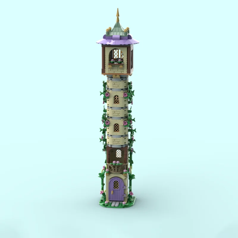 539pcs MOC Fantasy Princess Tower's Disnay Princess Model Toys Building Blocks Construction Christmas Gift Idea 3D Assemble