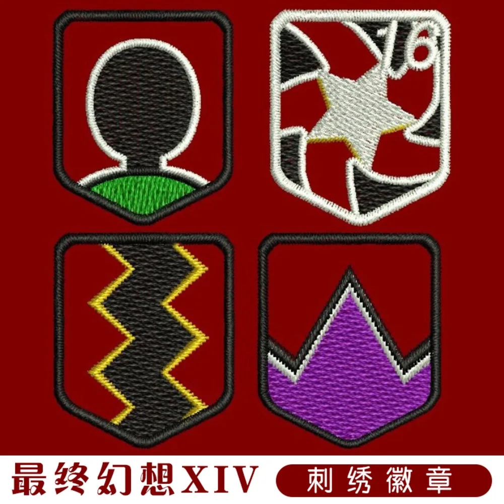 

Game Theme Cartton Embroidered Patch Badge Brooch Pin Embroidery Sticker Souvenir Cartoon Props