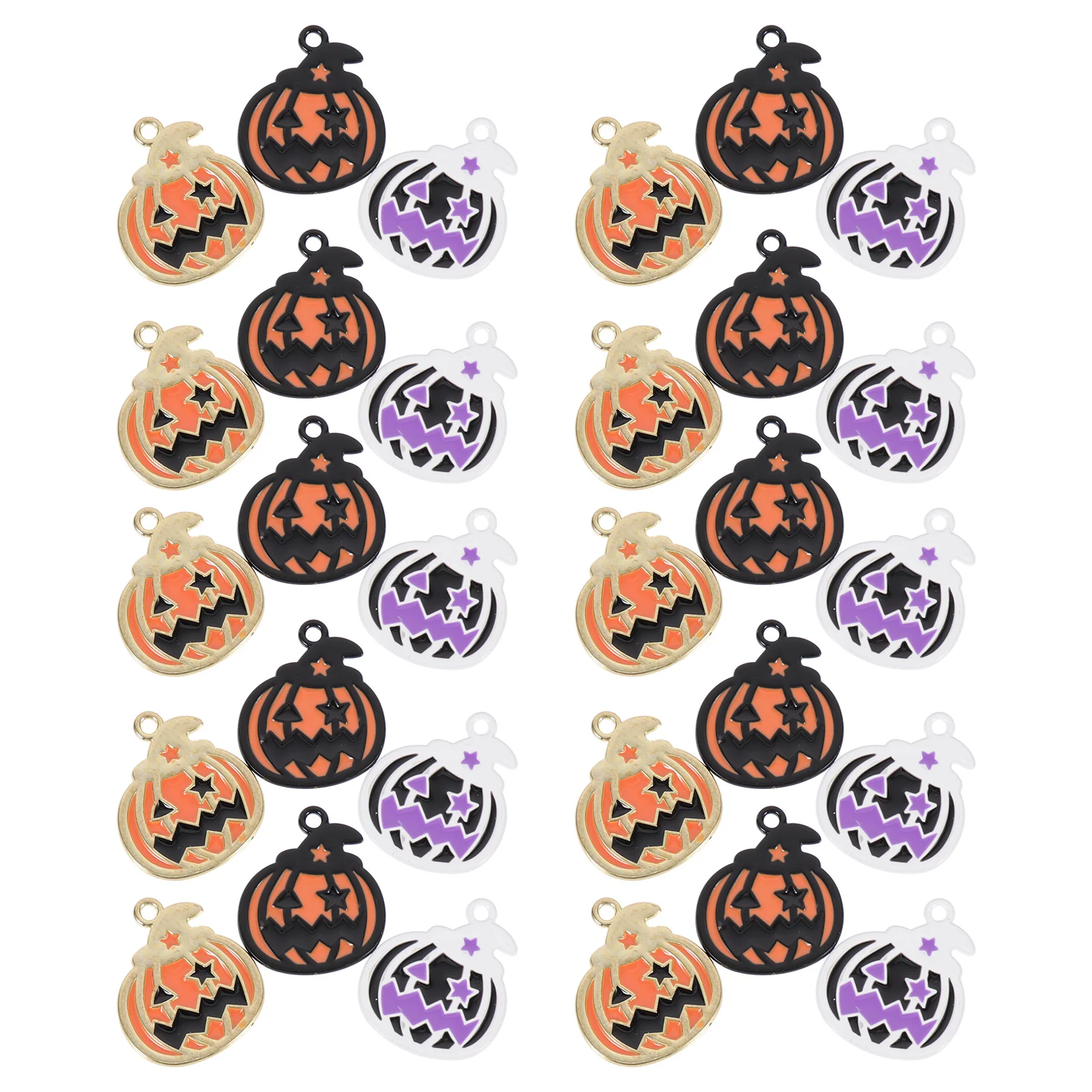 

30 шт., подвески в виде тыквы на Хэллоуин, подвески, ювелирные изделия «сделай сам», ожерелье, серьги, брелок, аксессуары, подвески в виде тыквы