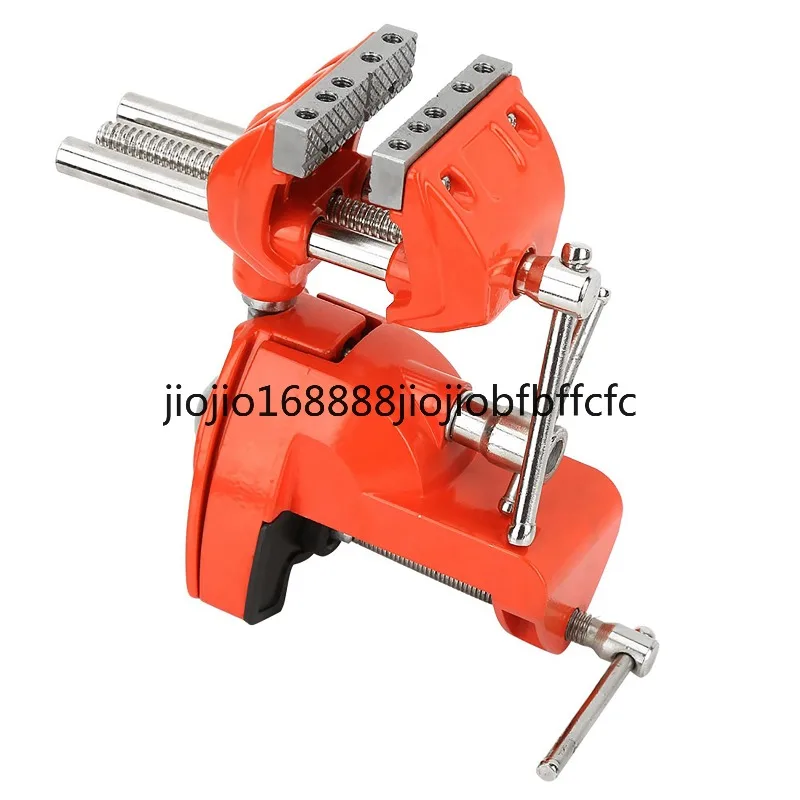 Suitable For Mini 360° Rotating Clamp Vise Adjustable 70mm Jaw Width Vise Table Clamp for Workbench Woodwork Milling Vise