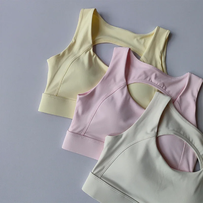 

Women's Integrated High-Intensity Shock-Proof Sports Bra Quick-Drying Running Pilates Vest for Fitness Yoga Breast Collection