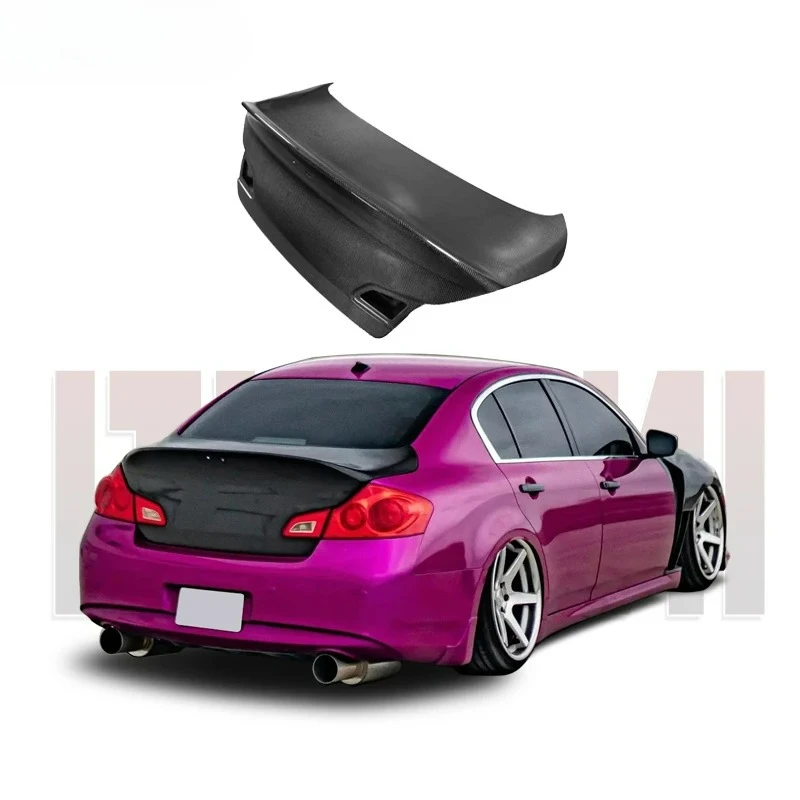 

Customized Production Suitable for G37 Four Door Carbon Fiber Trunk Lid Spoiler
