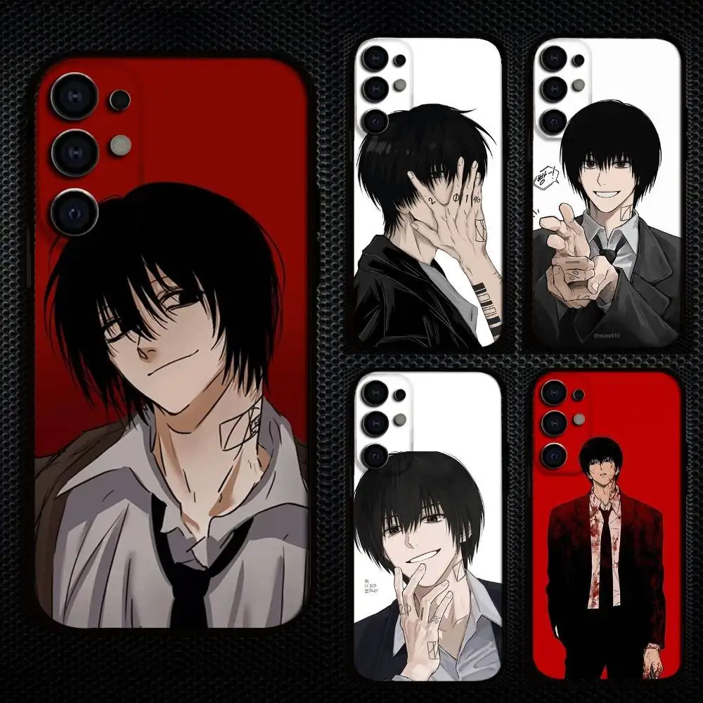 

S-Sakamoto Days Yoichi Nagumo Phone Case For Samsung S25,S24,S21,S22,S23,S30,Ultra,S20,Plus,Fe,Lite,Note,10,9,5G Black Cover
